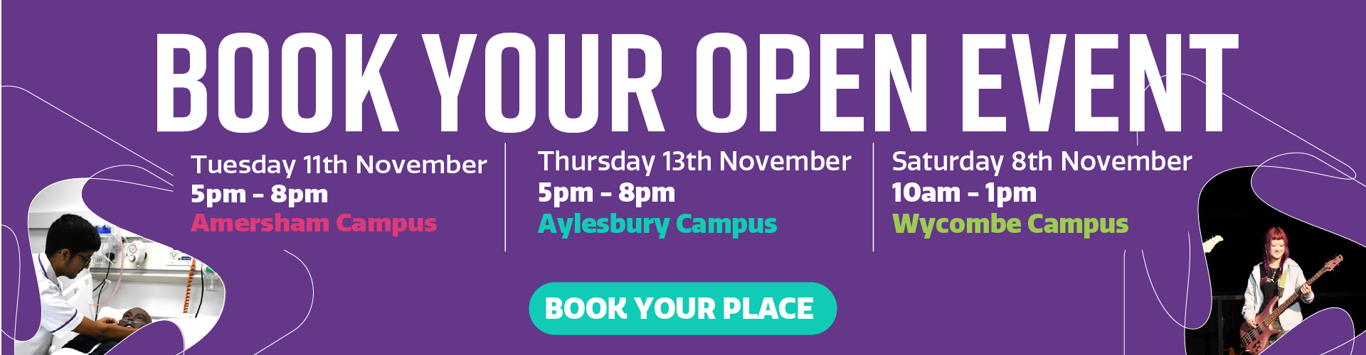 Open Day Page Banner