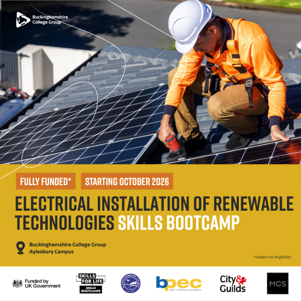 Skills Bootcamp: Electrical Installation of Renewable Technologies