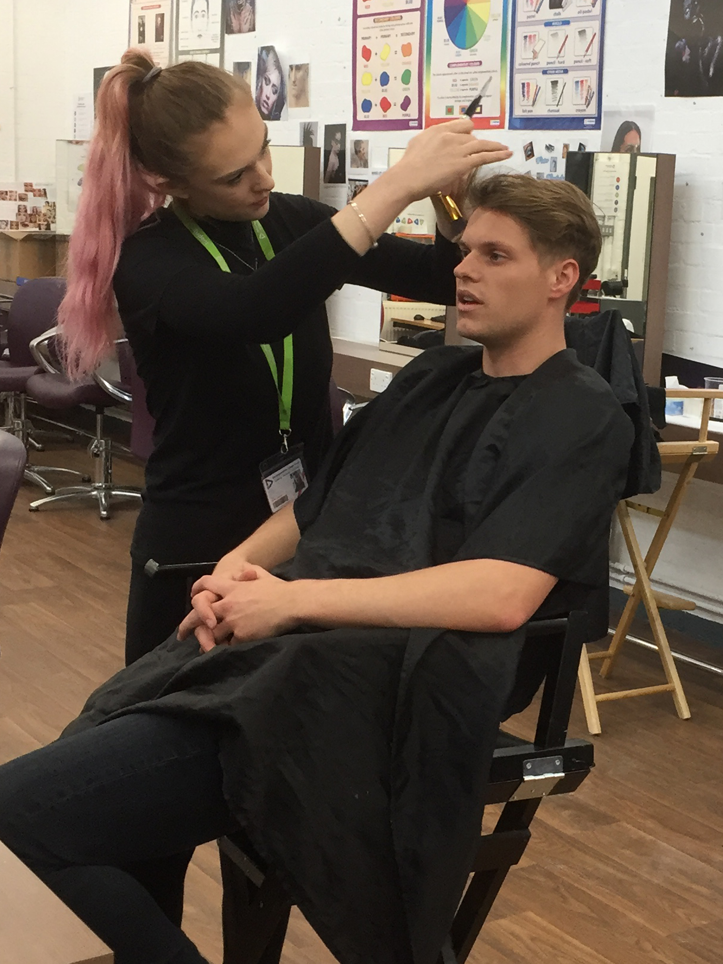 JamesTaylor MadeInChelsea withHairMakeupStudent Portrait