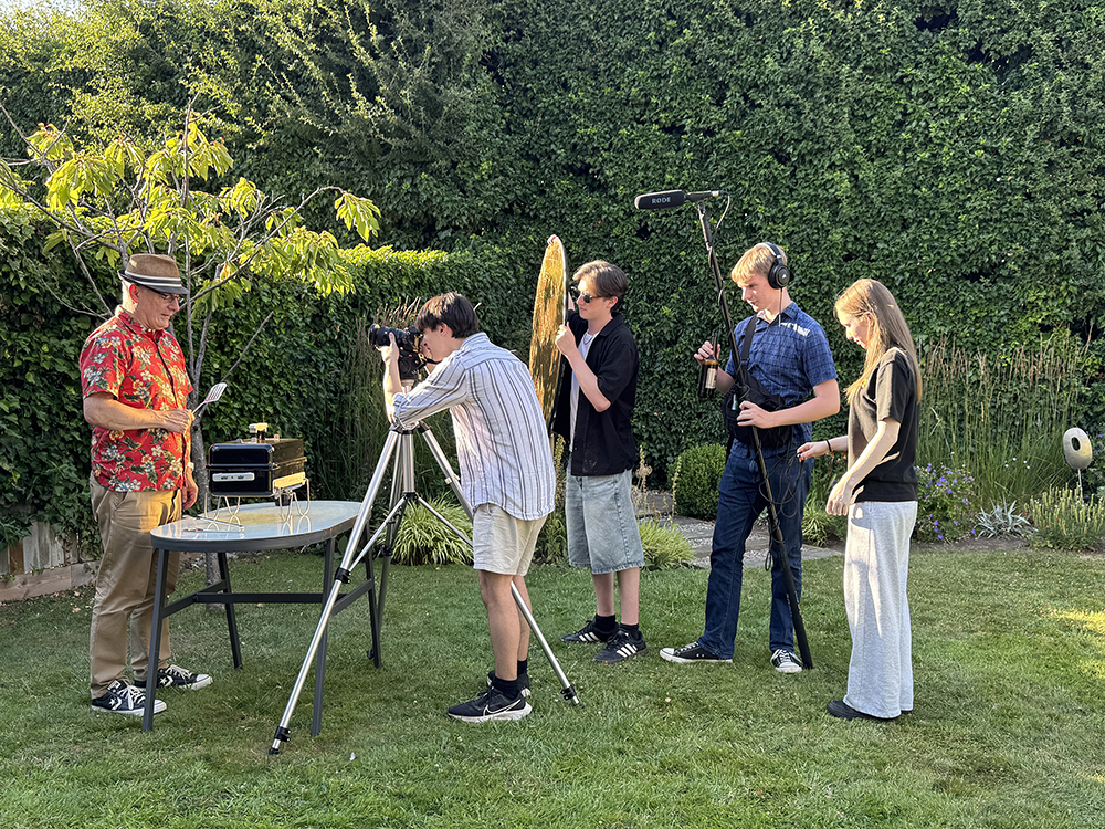 Student Film On Set