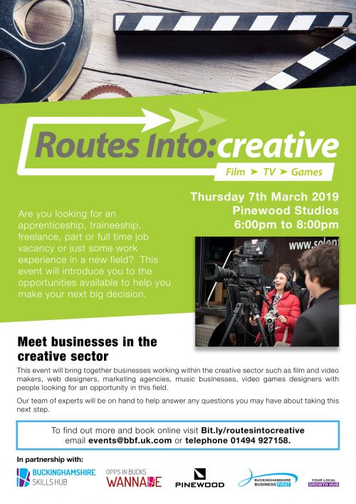 Routes into Creative (CLICK TO OPEN)